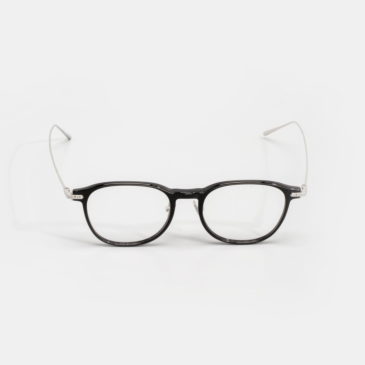 LINDA FARROW Square Black & White Gold Eyeglasses LF16A