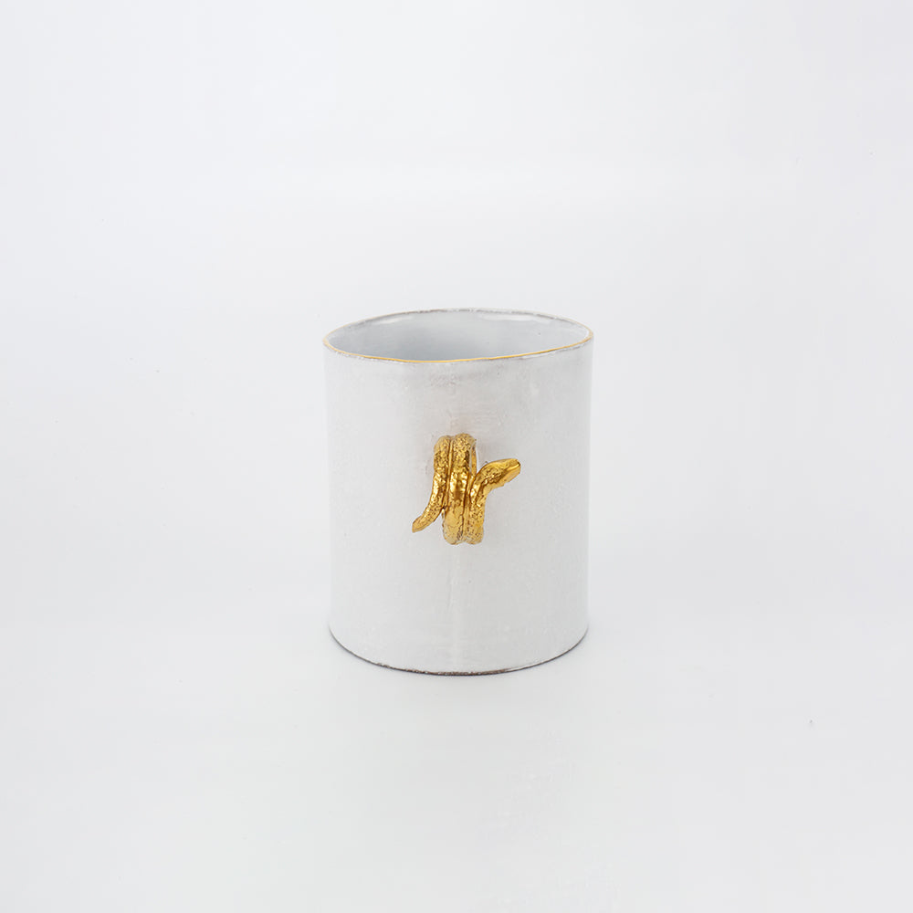 Astier de Villatte蛇环戒指杯TSSSRN390
