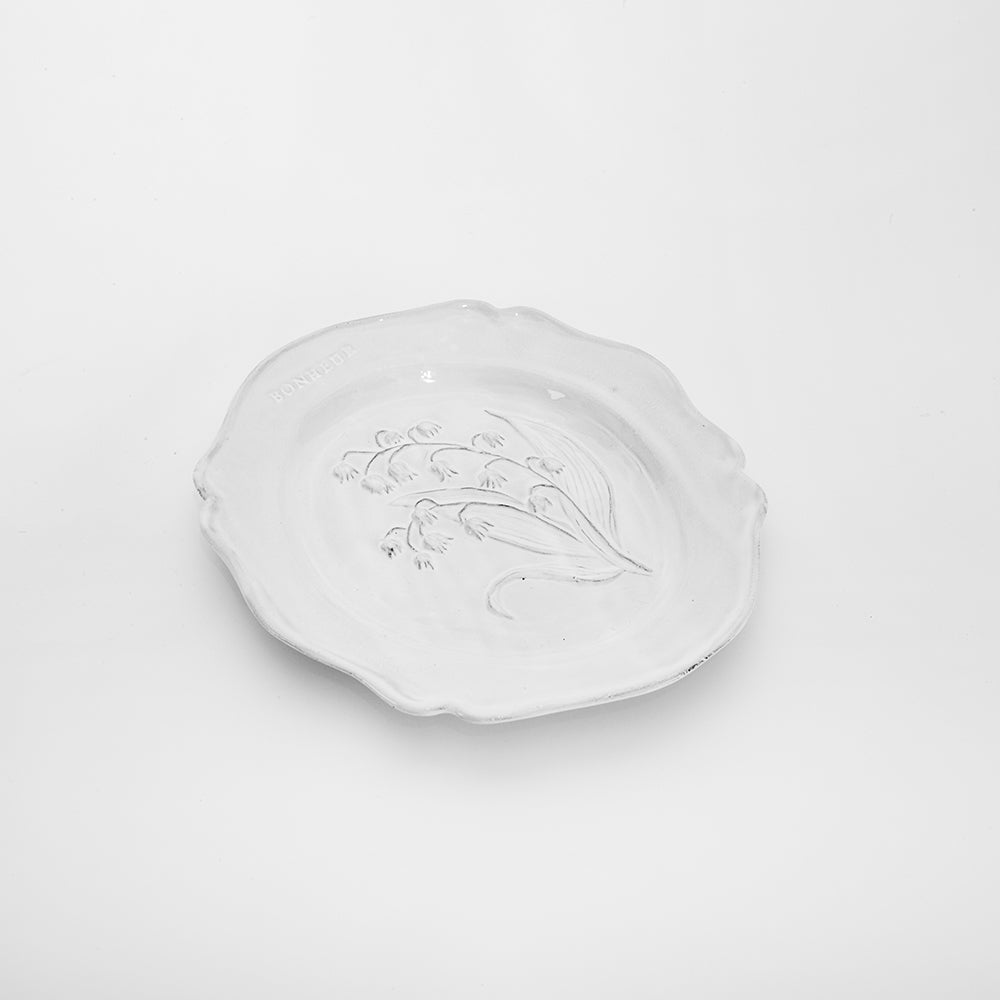 Astier de Villatte铃兰甜点盘ASPFLR1