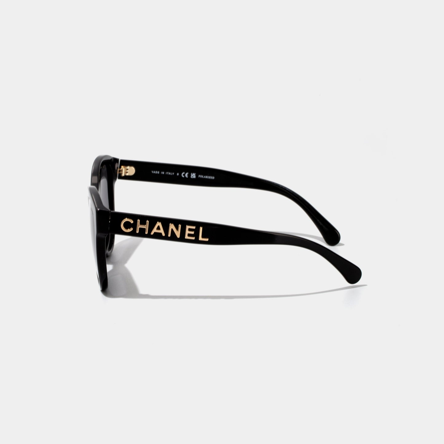 CHANEL蝴蝶形黑色太阳眼镜CH5458