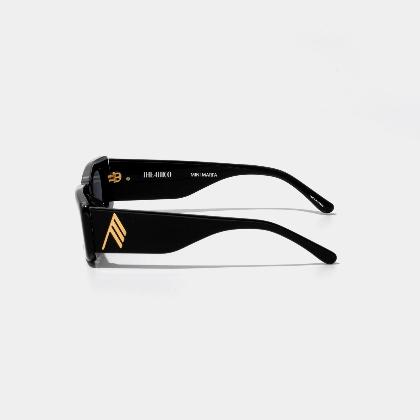THE ATTICO x LINDA FARROW Mini Marfa黑色方形太阳眼镜ATTICO16