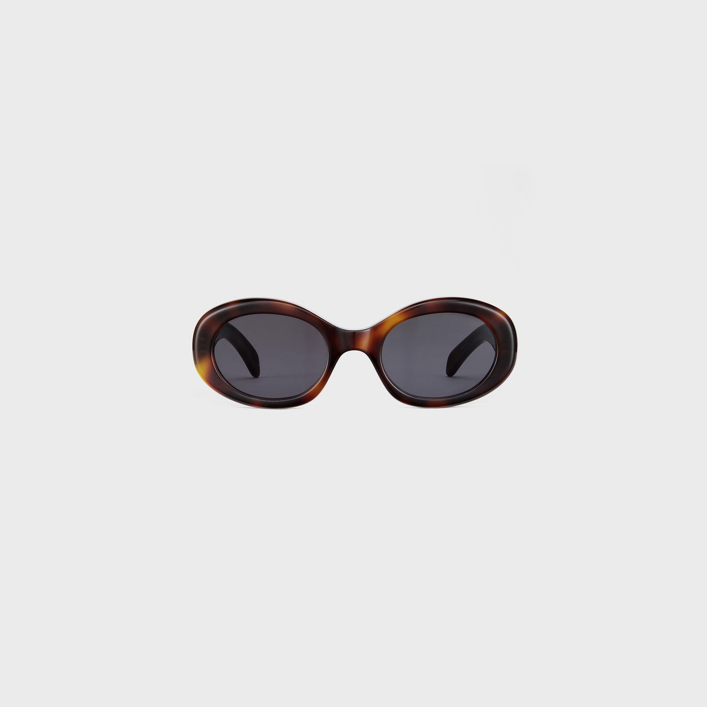 CELINE TRIOMPHE 01 Oval Blond Havana Sunglasses CL40194