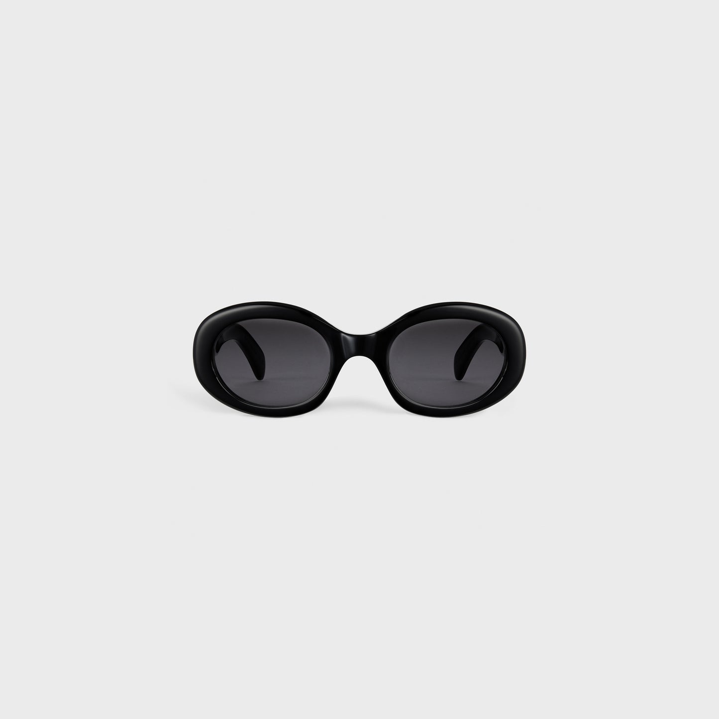 CELINE TRIOMPHE 01 Oval Black Sunglasses CL40194