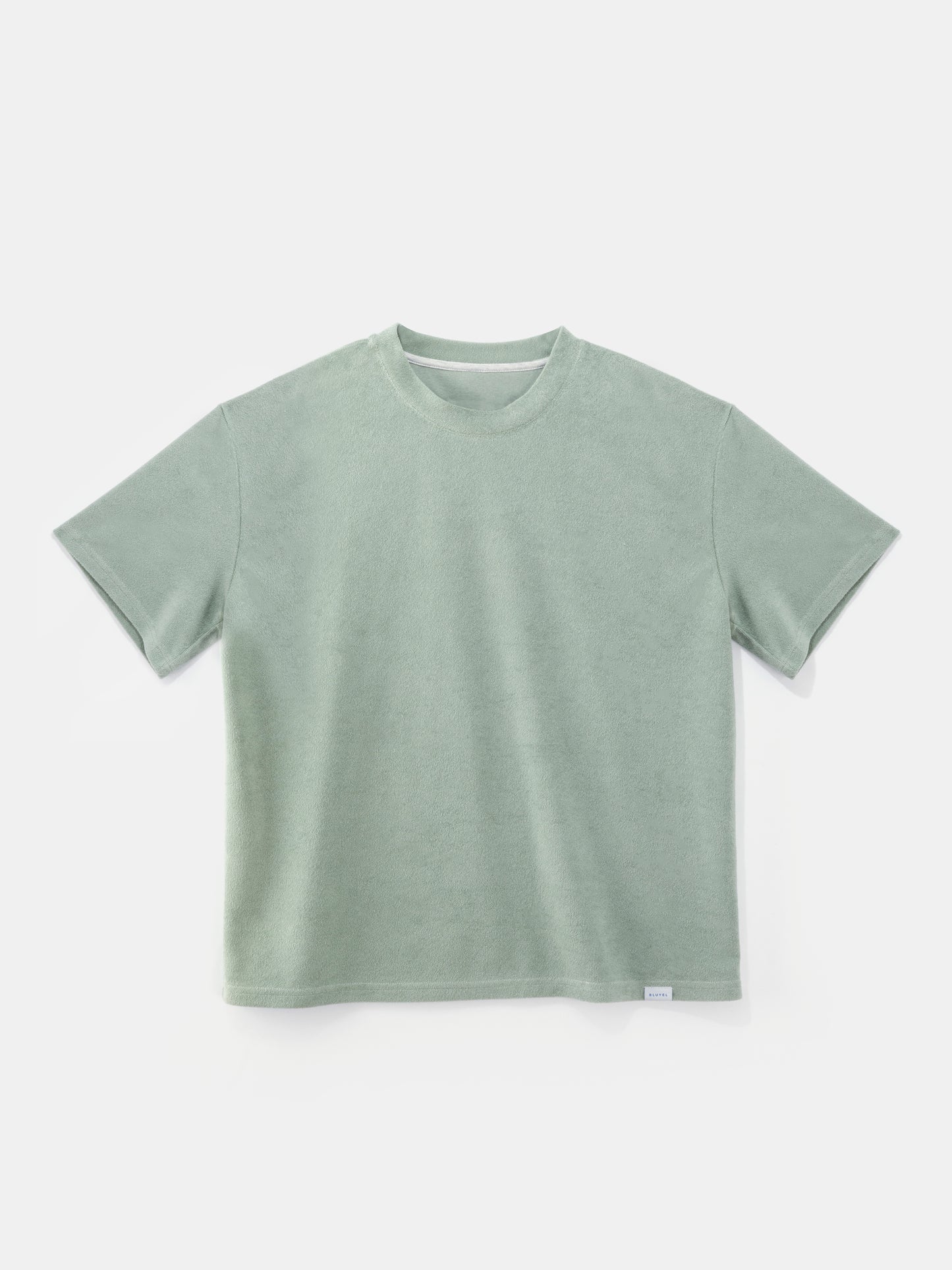 BLUYEL中性浅绿色短袖家居服