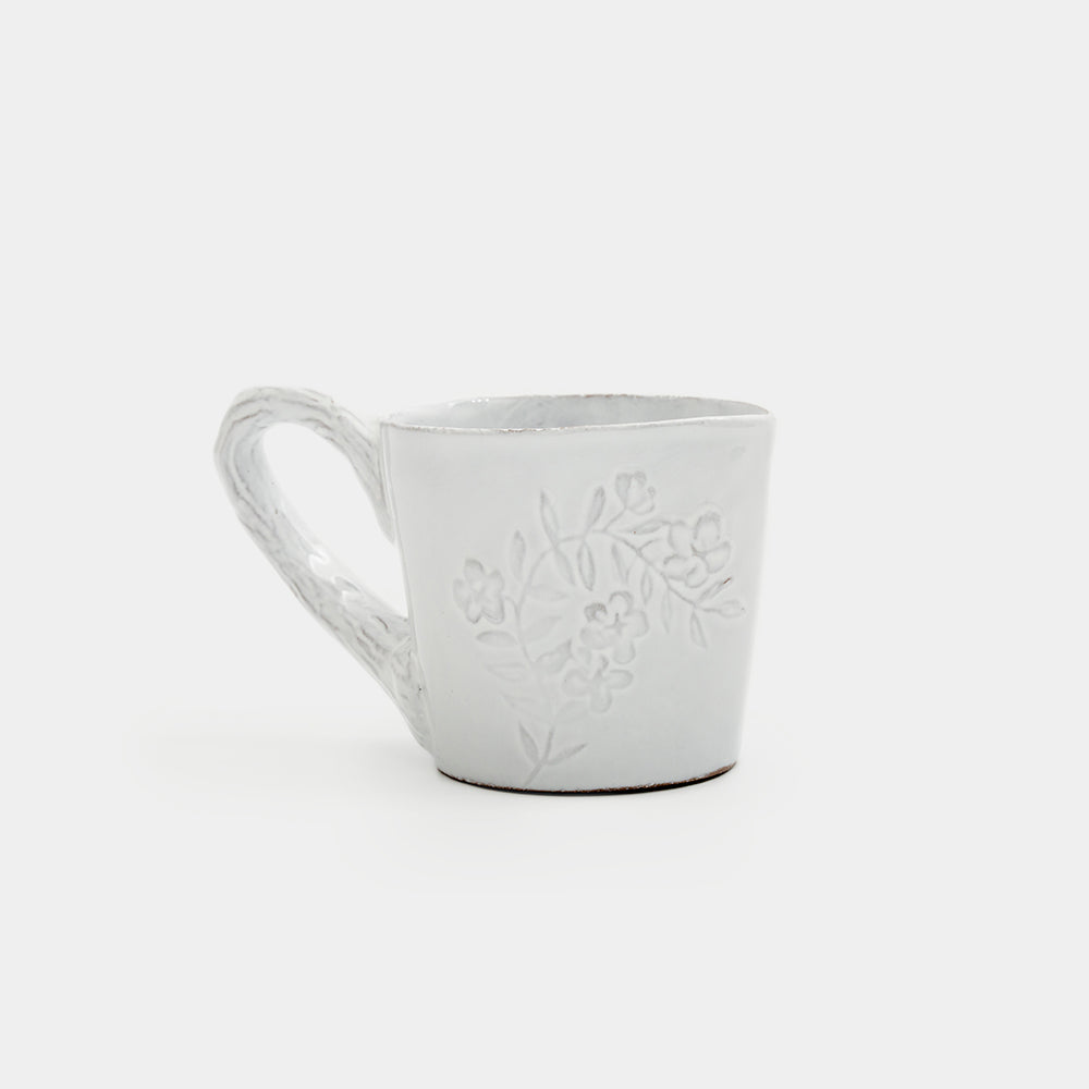 Astier de Villatte Fleurs Cup with Handle (Daisy & Sunflower) TSSFLR1