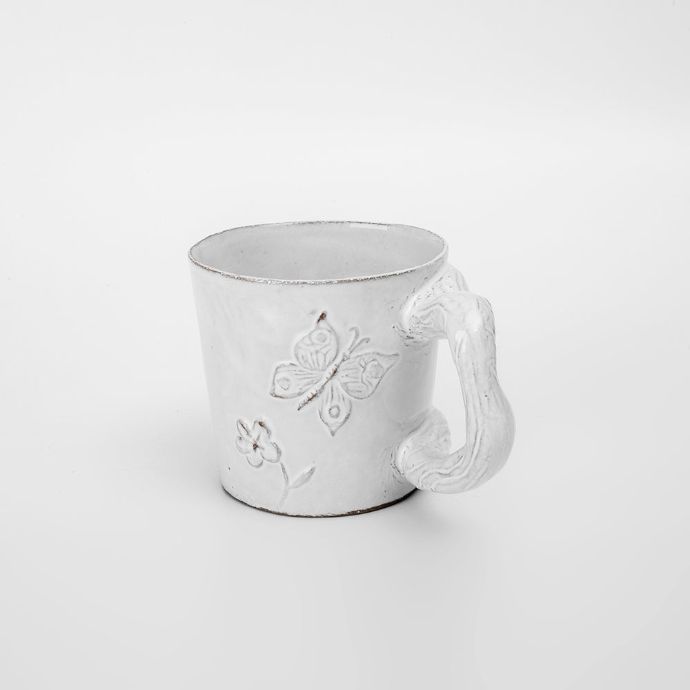 Astier de Villatte Fleurs Tumbler with Handle (Lily of The