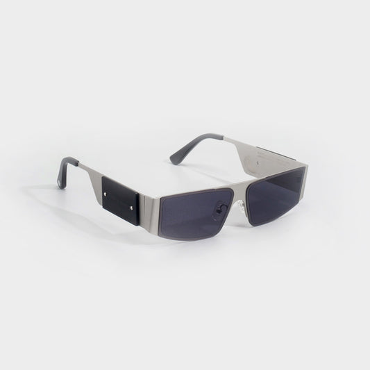 A BETTER FEELING SUBA-II BLACK Rectangular Metal Sunglasses