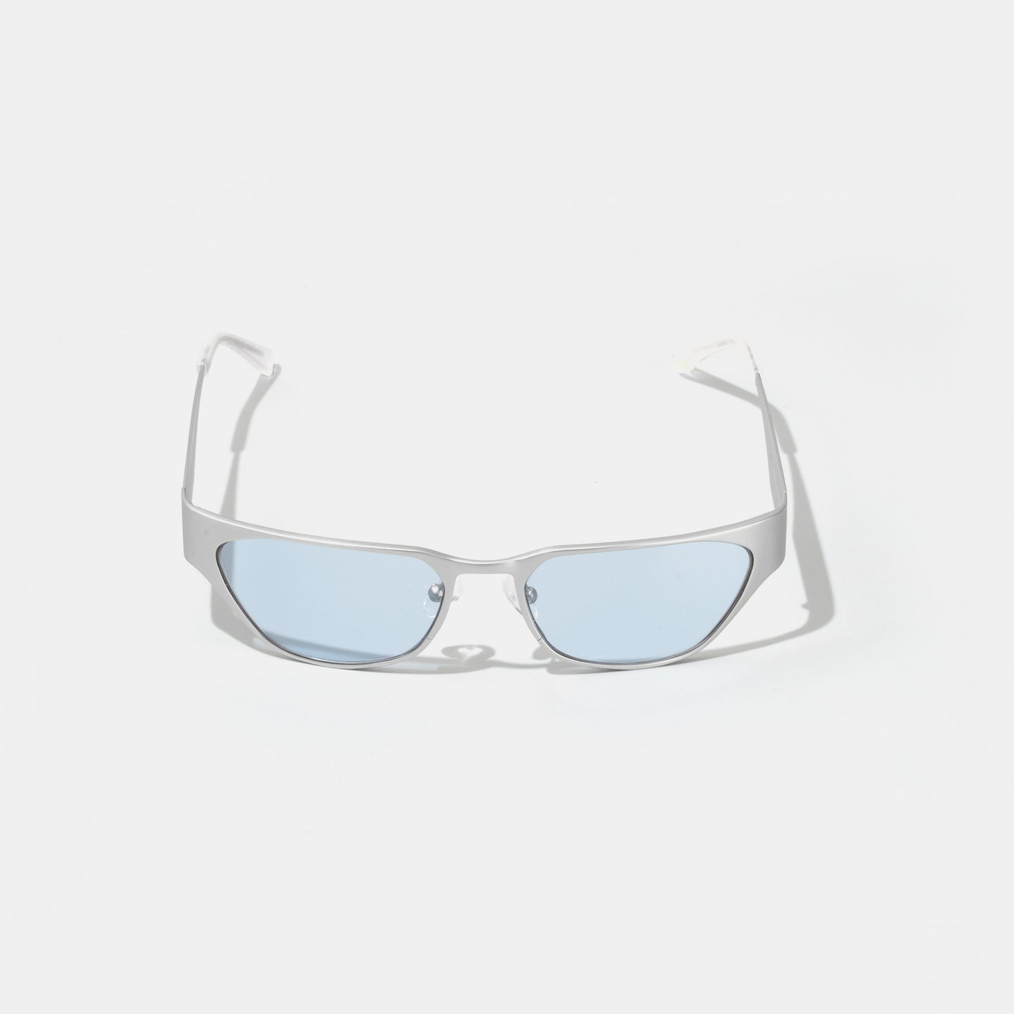 A BETTER FEELING ECHINO CLOUD BLUE Oval Metal Sunglasses