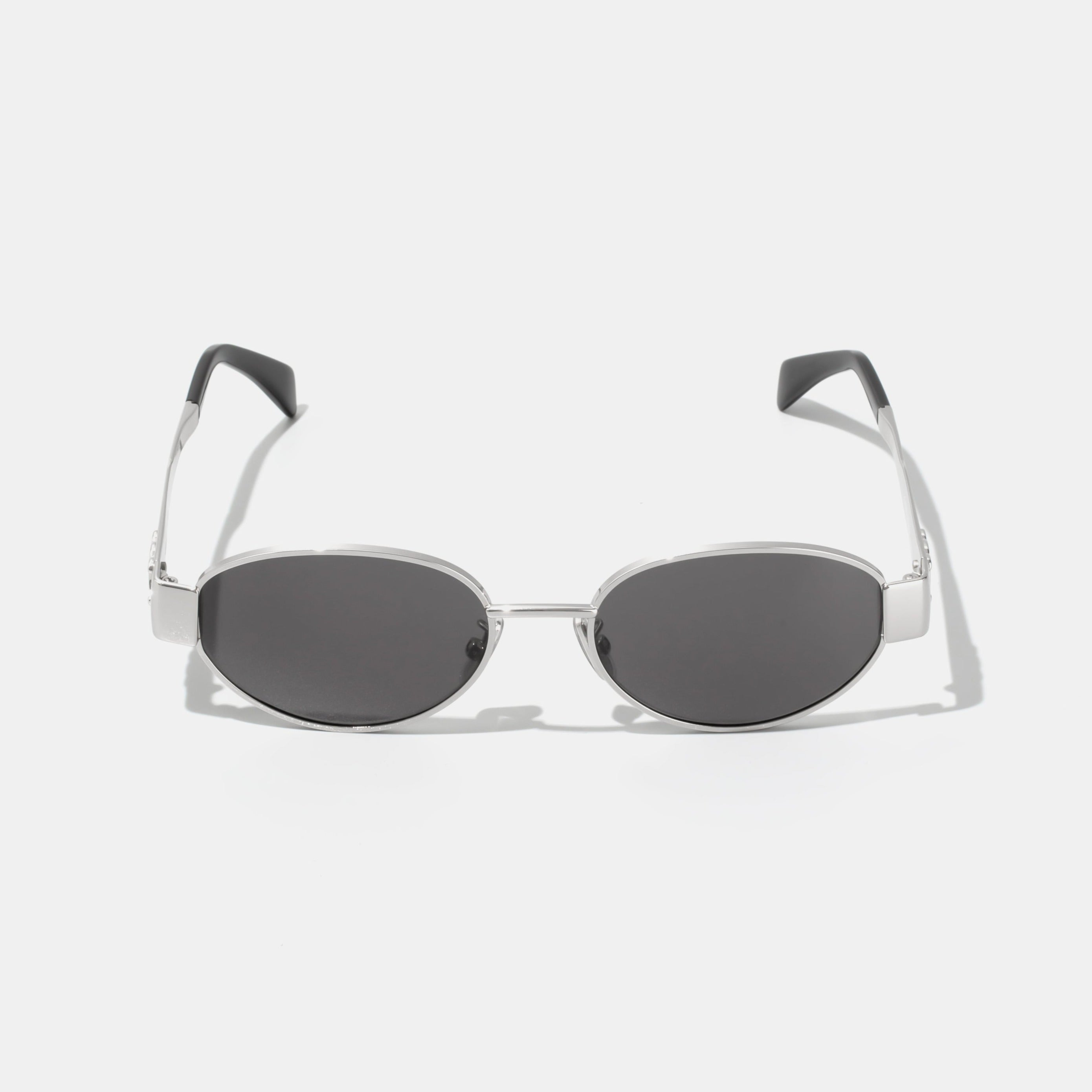 Silver metal outlet sunglasses