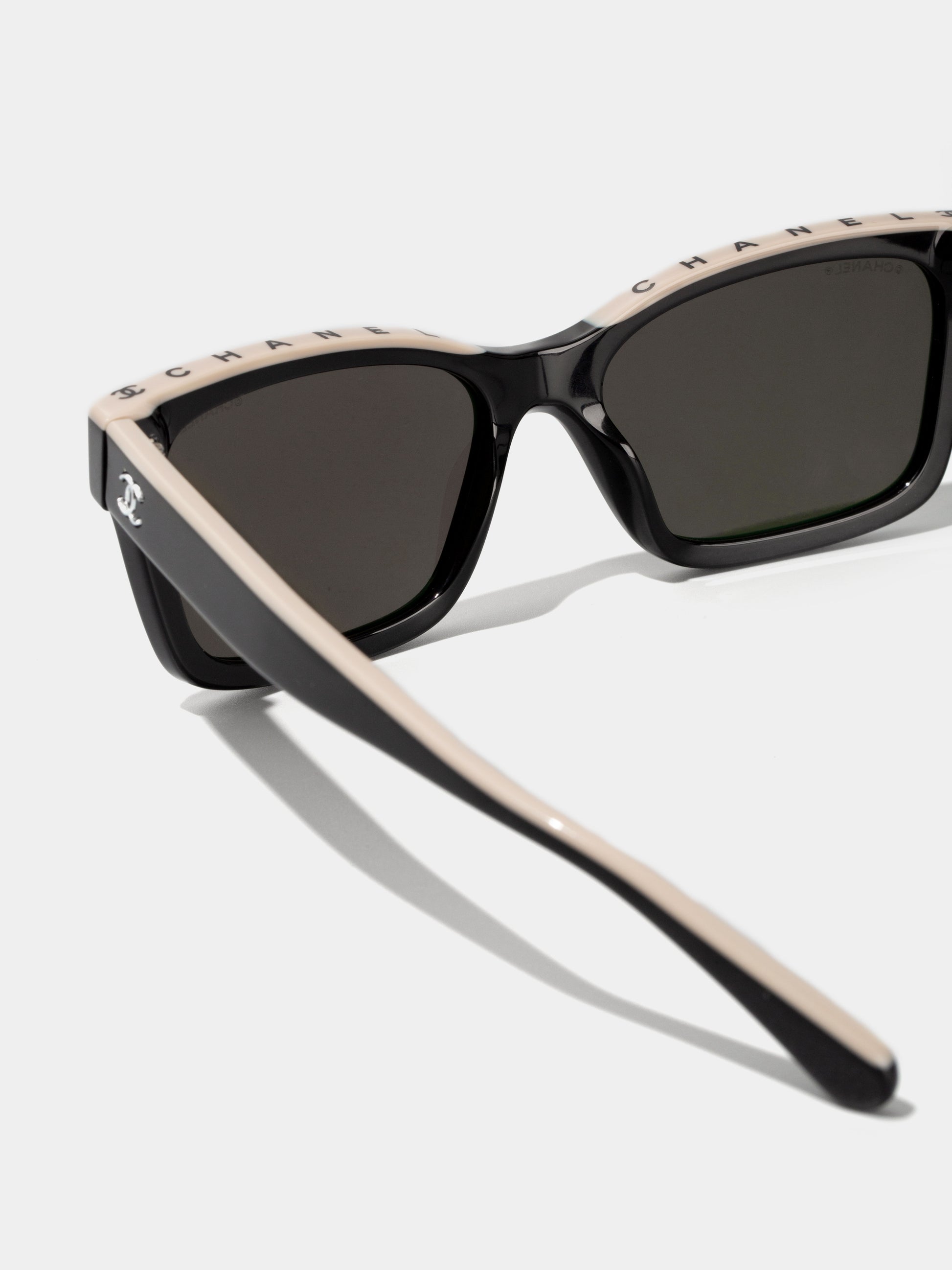 Chanel Butterfly Black/Beige Sunglasses CH5414