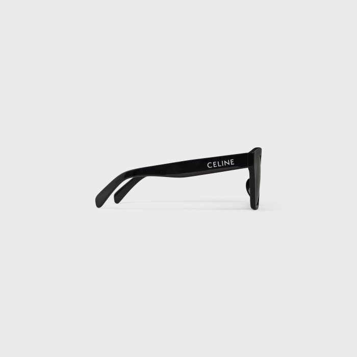 CELINE MONOCHROMS 03 Square Black Sunglasses CL40198