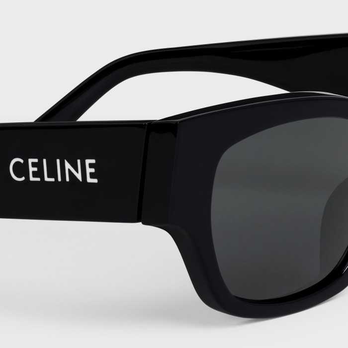 CELINE MONOCHROMS 01 Cat Eye Black Sunglasses CL40197