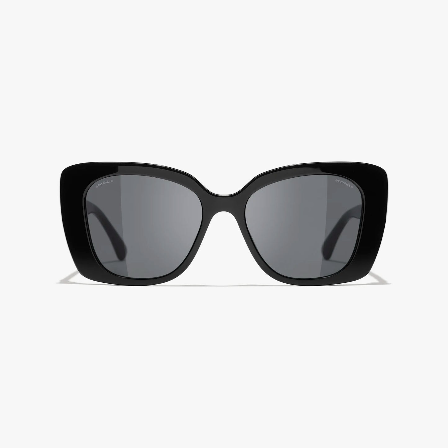 CHANEL Square Black & White Diamanté Sunglasses CH5422