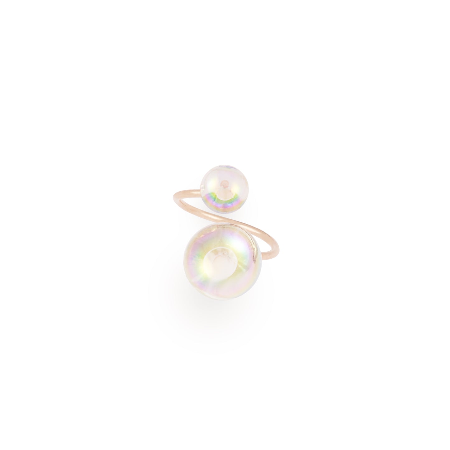 LA MÔME BIJOU "Soap Bubbles" Adjustable Ring