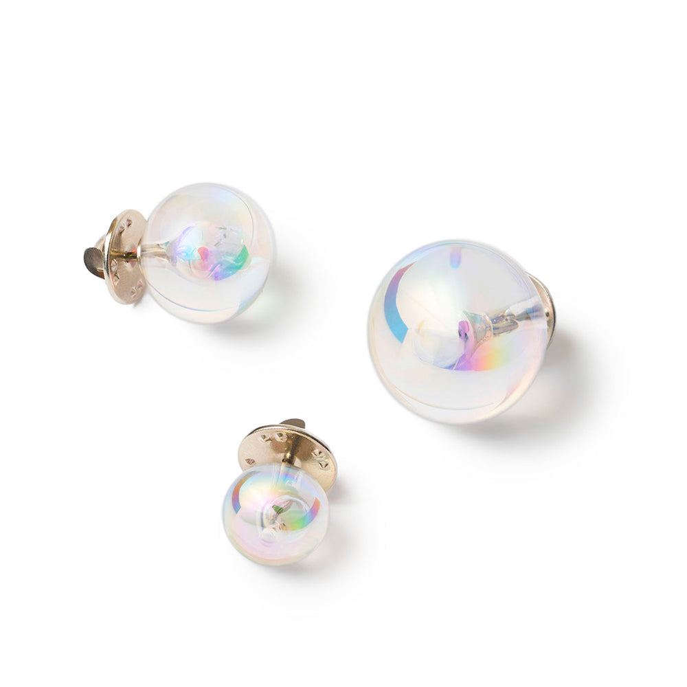 LA MÔME BIJOU "Soap Bubbles" Brooches (Three-piece)