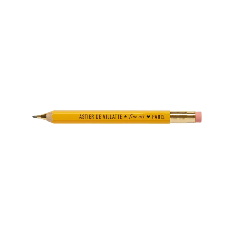 Astier de Villatte Yellow Robusto Mechanical Pencil CRYADV2J