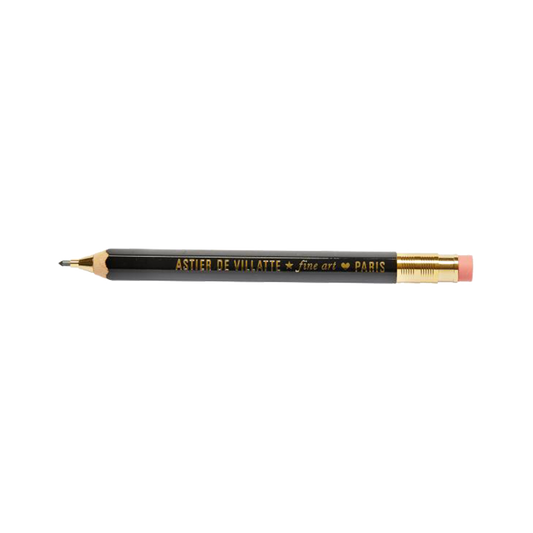 Astier de Villatte Black Robusto Mechanical Pencil CRYADV2N