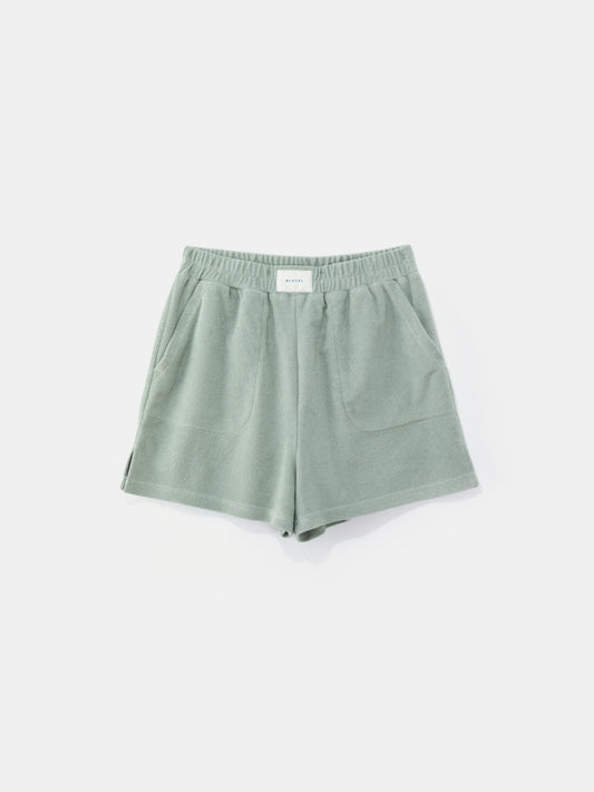 BLUYEL Neurtral Light Green Homewear Shorts